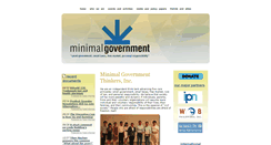 Desktop Screenshot of minimalgovernment.net
